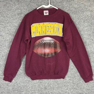 TNT Youth XL Minnesota Golden Gopher‎ Maroon & Gold Pullover Crewneck Sweatshirt